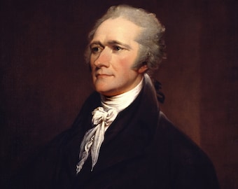 1806 Alexander Hamilton Portrait | Founding Father and Secretary of the Treasury | Painted by John Trumbull | Digital Download