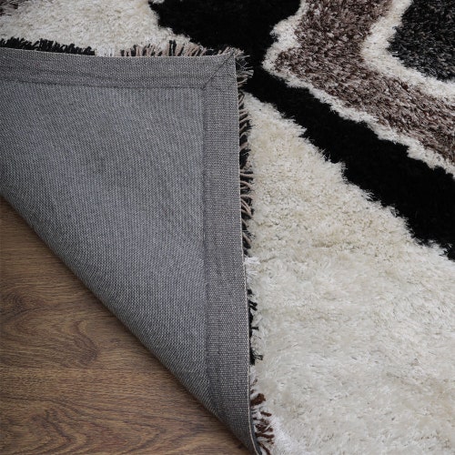 Hand Tufted Shag Polyester Area Rug shops Contemporary Multicolor BBH Homes BBK00075