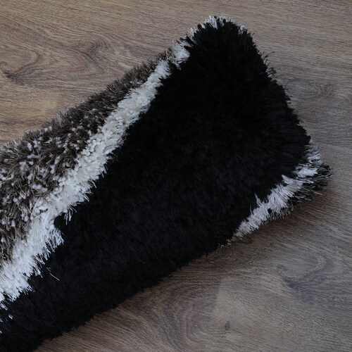 Hand Tufted Shag Polyester Area Rug shops Contemporary Multicolor BBH Homes BBK00075