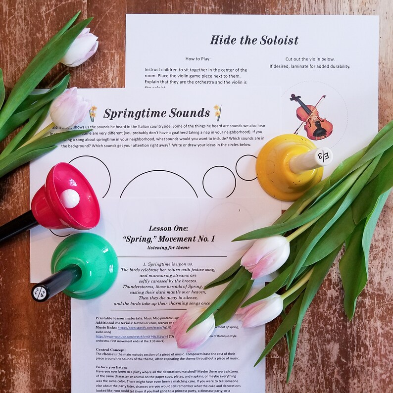 Vivaldi spring Unit Study - Etsy