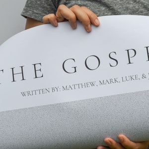 The Gospels: Matthew, Mark, Luke, & John - Classic Book Poster Art