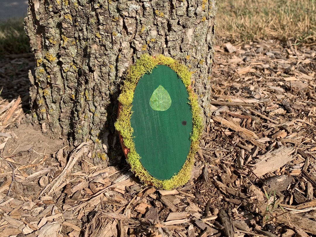 5 Tall Handmade Woodland Fairy Door With Plaque - Etsy