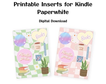 Printable Kindle Paperwhite Signature Inserts | DIGITAL DOWNLOAD