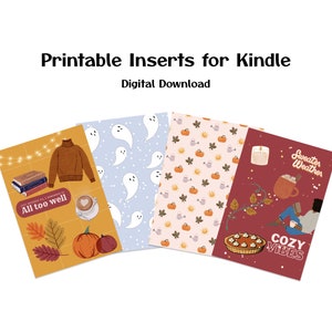 Herbst Vibes Kindle druckbare Einsätze | DIGITALER DOWNLOAD
