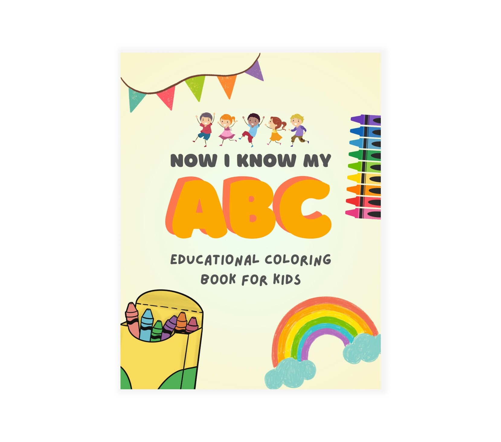Printable Children's Educational Coloring Book Digital Download ...