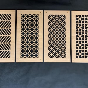 Rejilla de ventilación arquitectónica / MDF de 3/8&quot; de espesor / Retorno de aire o registro personalizado / Rejilla decorativa para pared y techo