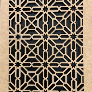 Architectural Vent Cover | 1/4&quot; thick MDF | Customized Air Return or Register | Decorative Wall & Ceiling Grille