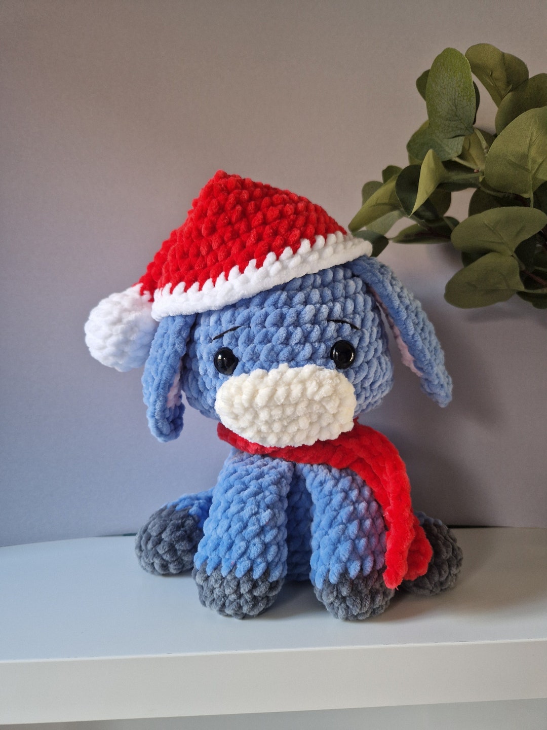 Amigurumi Donkey Pattern, Plush Pattern, Donkey Toy, Christmas, Crochet