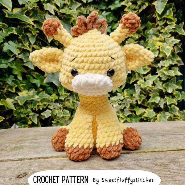 Amigurumi Giraffe Pattern, Plush pattern, Giraffe toy pattern, Crochet Giraffe pattern, Giraffe Plush Pattern, PDF Pattern, English Pattern