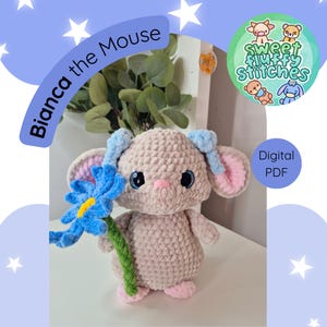 Amigurumi Mouse Pattern, Plush pattern, Mouse, Crochet Mouse, Amigurumi Mouse plush, Crochet Mouse, Pattern, Mouse Crochet, Amigurumi Mouse