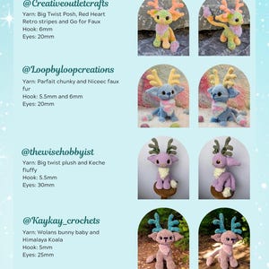 Patroon Amigurumi Leerion, gehaakte leeuw, gehaakt hert, pluche, pluche amigurumi Leerion, patroon gehaakt Leerion, Engels patroon, grillig afbeelding 6