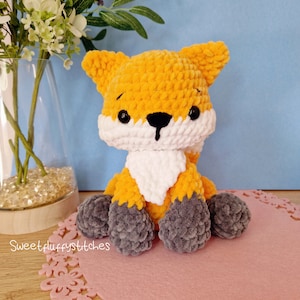 Amigurumi Fox Pattern, Plush pattern, Fox toy pattern, Crochet Fox pattern, Fox Plush Pattern, PDF Pattern, English Pattern