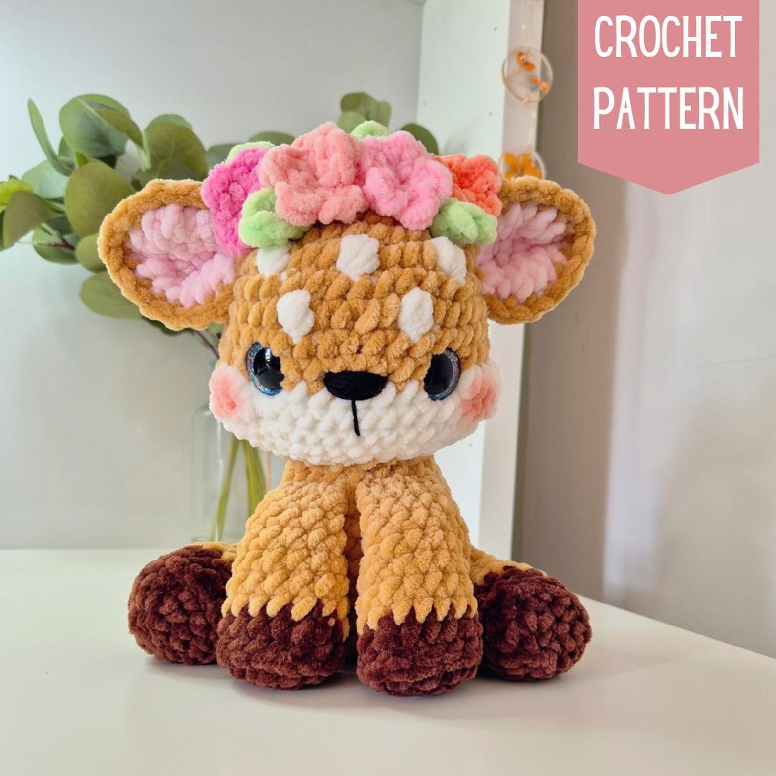 Amigurumi Fawn Pattern, Plush Pattern, Fawn, Crochet Fawn, Deer ...