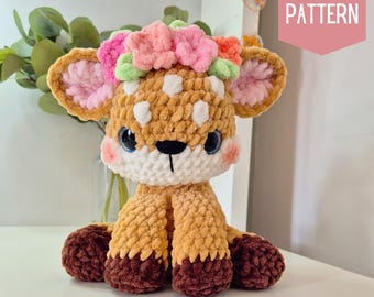 Amigurumi Rehkitz Muster, Plüschtier, Reh häkeln, Rehkitz, Reh häkeln, Amigurumi Rehkitz Häkelmuster, Reh häkeln, Amigurumi Hirsch