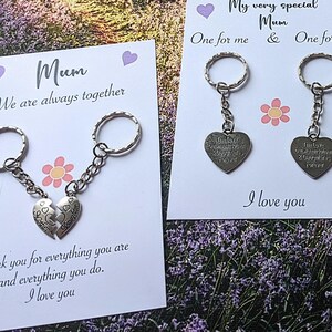 Mama - Tochter Schlüsselanhänger, Muttertagsgeschenk, beste Mama, Mama Geburtstagsgeschenk, spezieller Mama Schlüsselanhänger