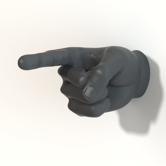 Male Hand Hook, Pointing Finger, We Want You, Printed, Wall