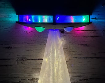 UFO Light, with LED Light, Home Decor, Low Poly