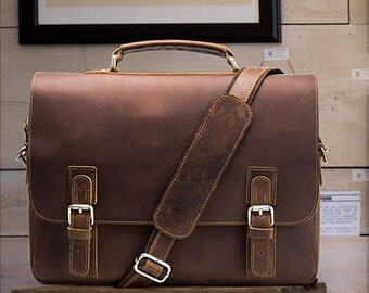 monogram briefcase for her