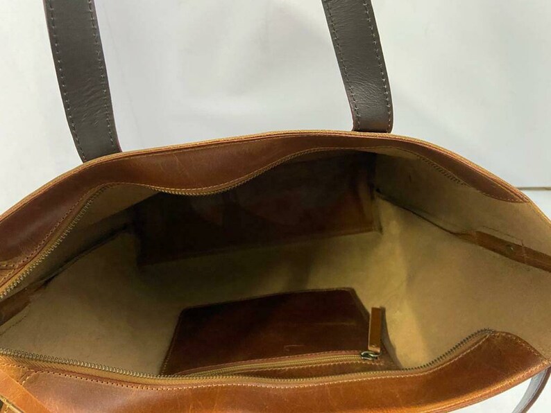 Leather Tote Bag for Women Large Leather Tote Bag Laptop Work Etsy