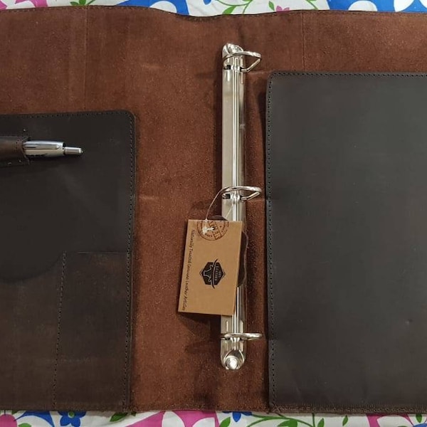 Leather Binder 3-Ring,Leather Three Binder, Leather Binder Cover, Leather Notebook Cover,Leather Folder,Leather Portfolio, Organizer Leather