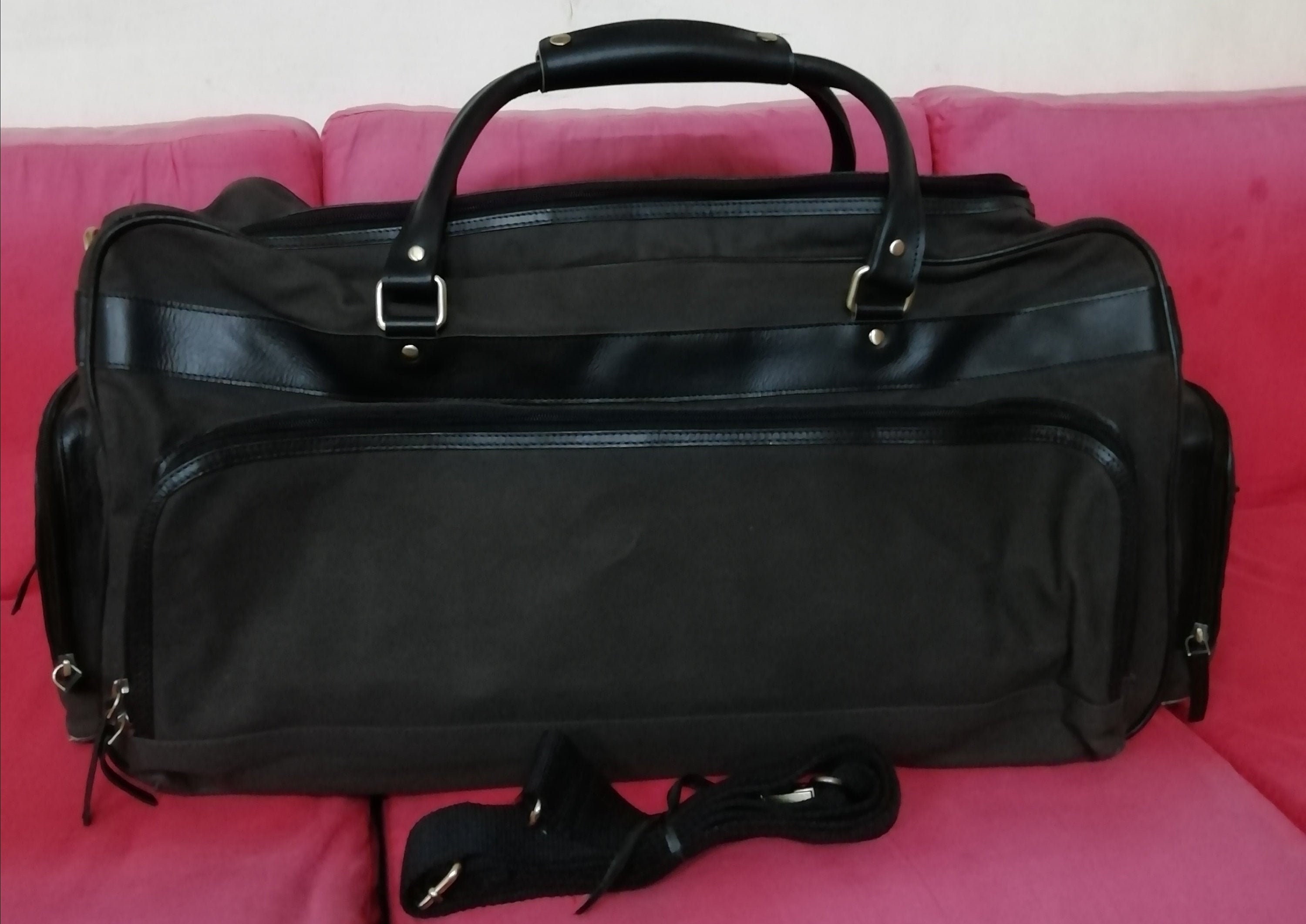 Waxed Canvas weekender bag overnight bag weekender men travel | Etsy