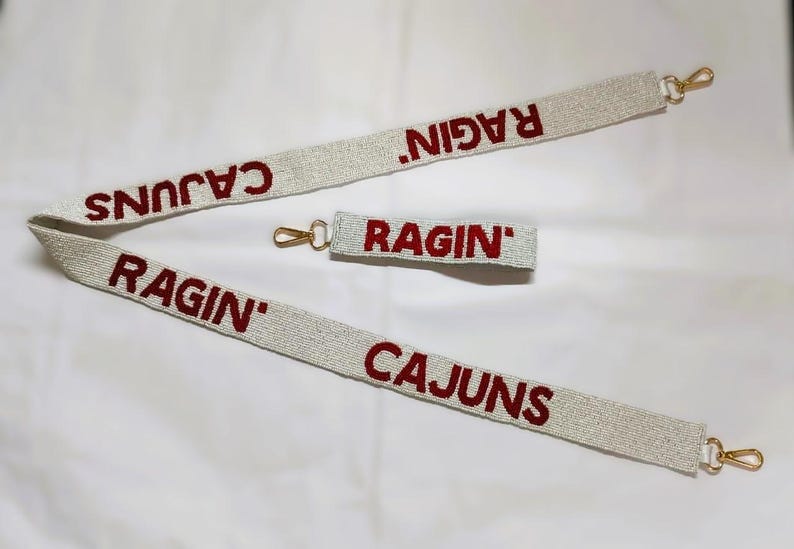 Custom Beaded Purse Strap, Handmade Beaded Purse Strap, Customize Bag Strap, Personalize Strap Graduation Gift Strap, GameDay Strap, Concert image 9