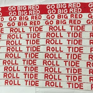 Courroie de sac à main perlée personnalisée, couleurs GameDay College, cadeau de remise des diplômes