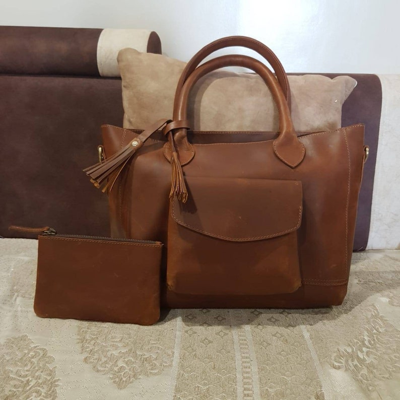 Women Leather Laptop Bag Womens Brown Leather Laptop Bag Etsy