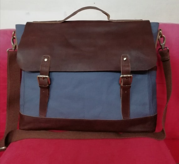 personalized canvas laptop bags