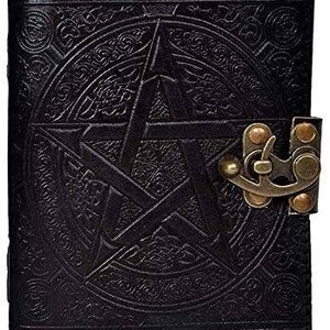 A4 LEATHER JOURNAL, Celtic Design Diary, Leather Sketchbook, Note Book, Large Leather Journal
