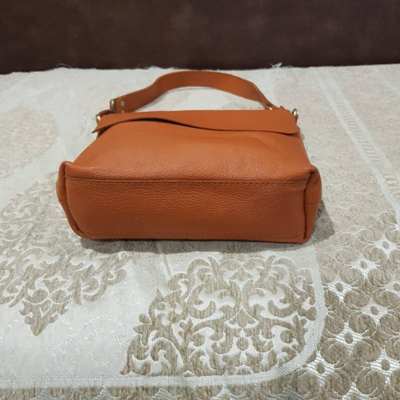 Brown LEATHER HOBO Bag BROWN Oversize Shoulder Bag Etsy