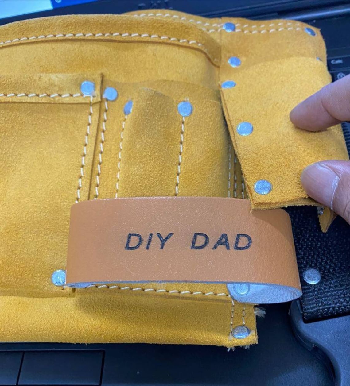 Personalised 11pocket Leather Tool Belt DIY Gift for Him Etsy