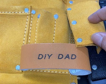 Personalised 11 Pocket Tool Belt - leather tool belt - gifts for DIY dad - Gifts for him - birthday - christmas- fathers day gift cyber sale