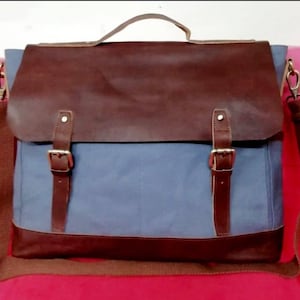 Sac messager personnalisé en toile cirée pour homme cartable porte-documents vintage sac à bandoulière en toile sac à bandoulière pour ordinateur portable cadeaux de Noël uniques