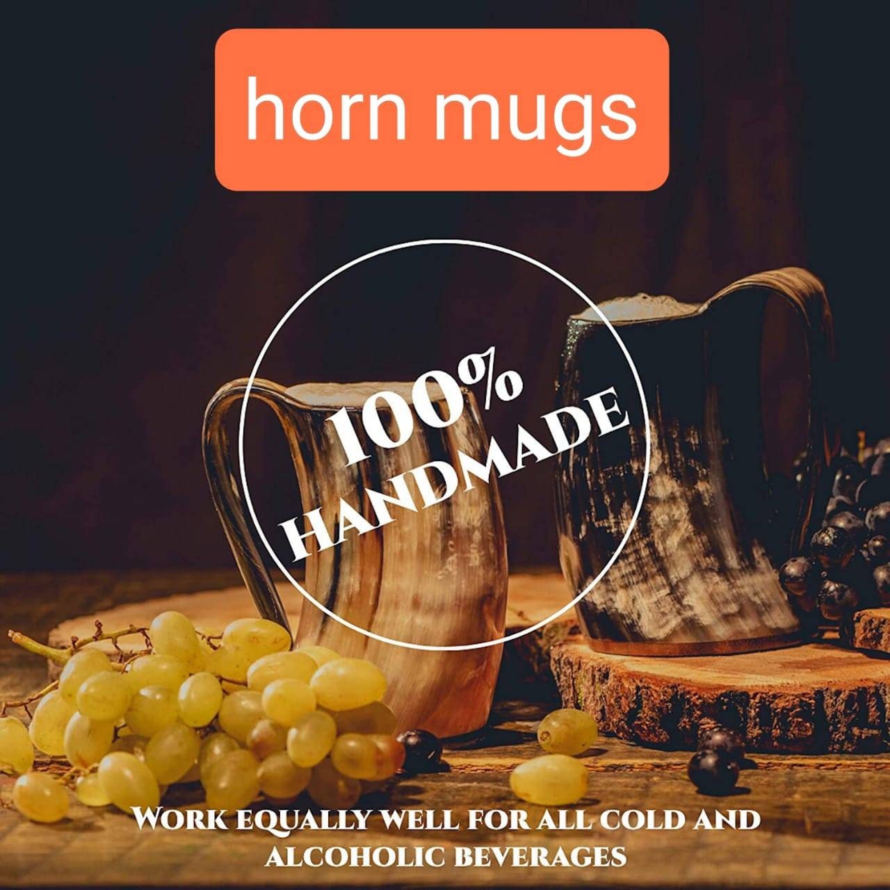 Personalized Horn Mug Viking Drinking Horn Mug Beer Mug Etsy
