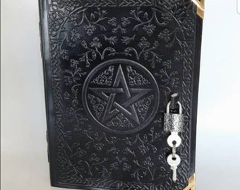 Journal fait main avec cadenas et clé, agenda personnalisé avec cadenas et clé, journal cadenas, agenda en cuir, journal verrouillable, carnet de notes cadenas