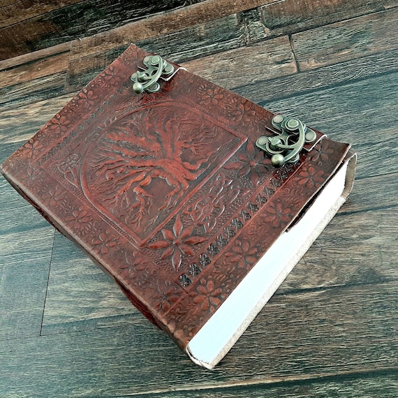 Handmade Leather Artists Sketchbook, Journal, Diary - Vintage, Retro, Blank  Page
