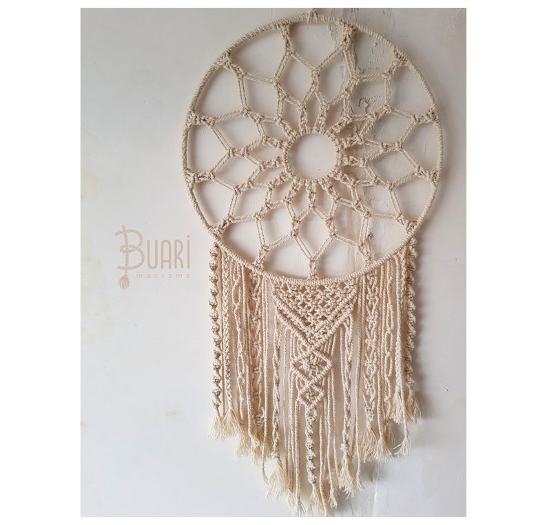 Macrame Dreamcatcher Wall Hanging - Etsy