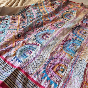 Gorgeous Pure Vidarbha Tussar Silk Lambani Saree