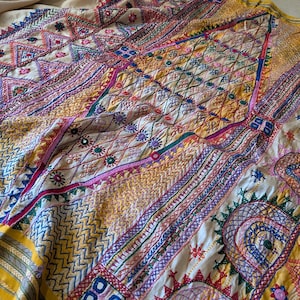 Lambani Handwork Vidarbha Tussar Silk Saree