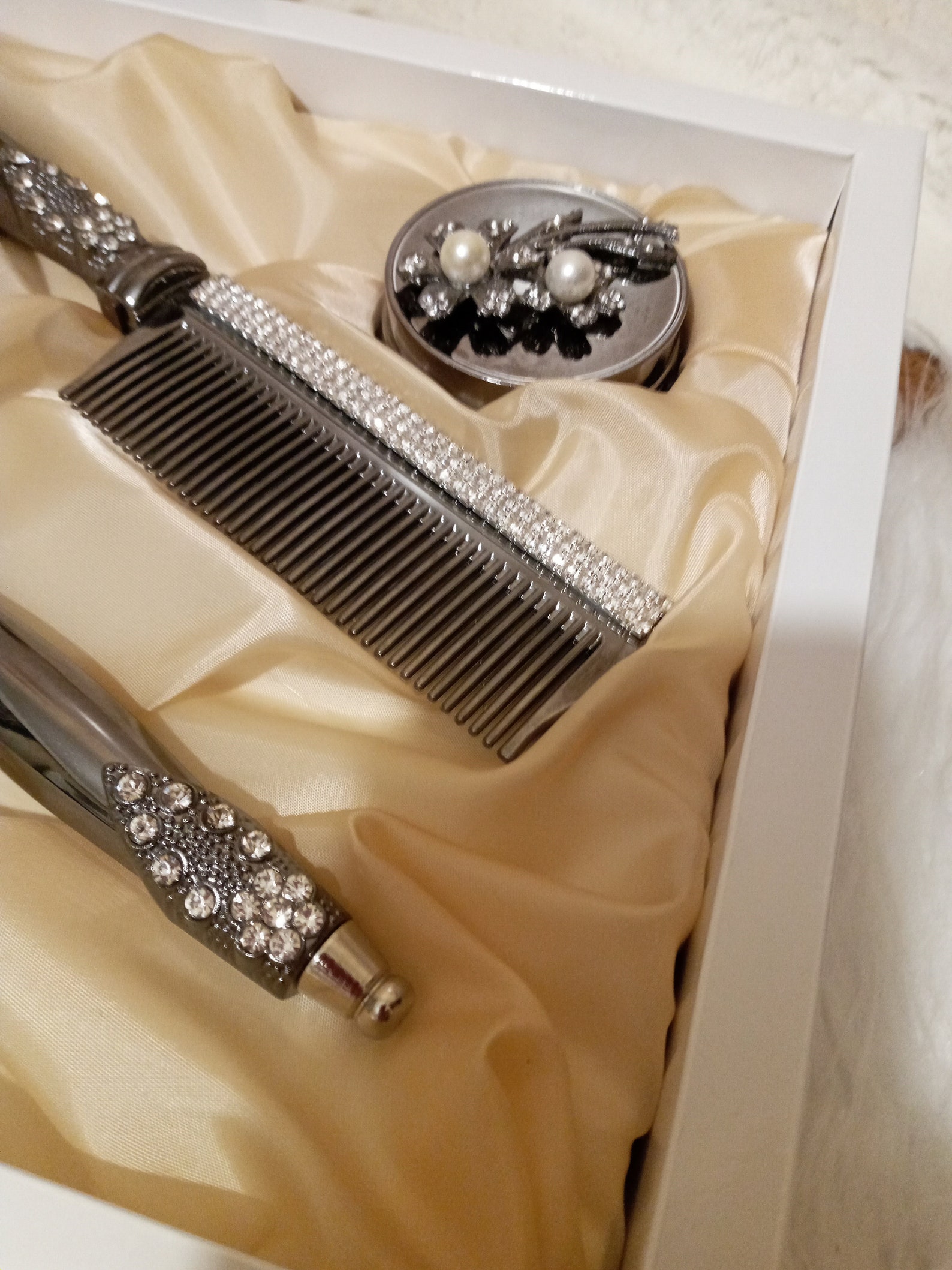 Brush and mirror set mirror and comb set Mirror brush comb Etsy