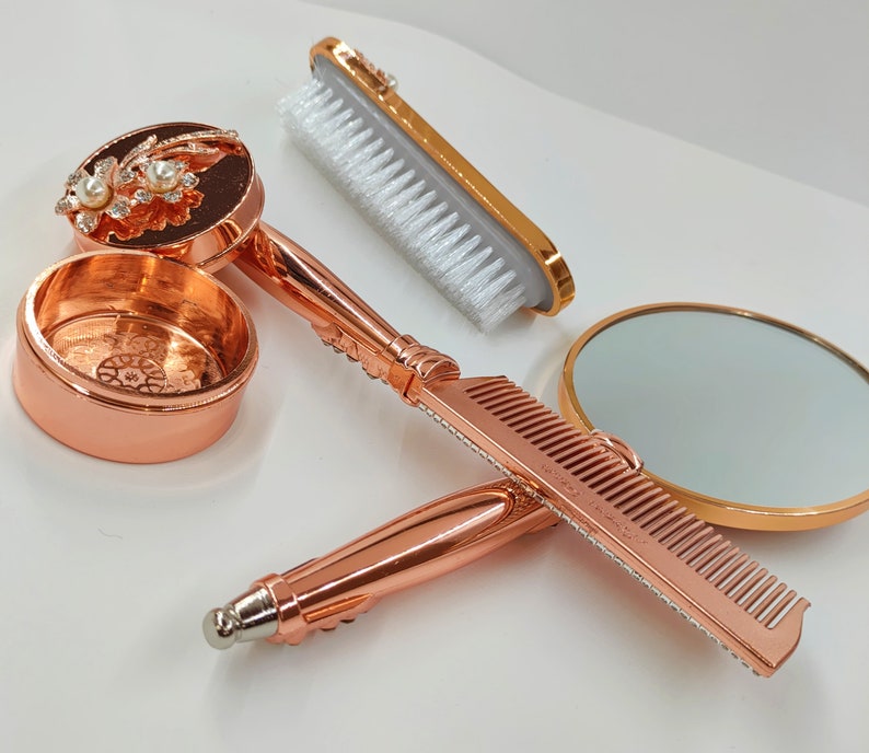 Personalized Brush and Mirror Set Mirror and Comb Set Brush Etsy