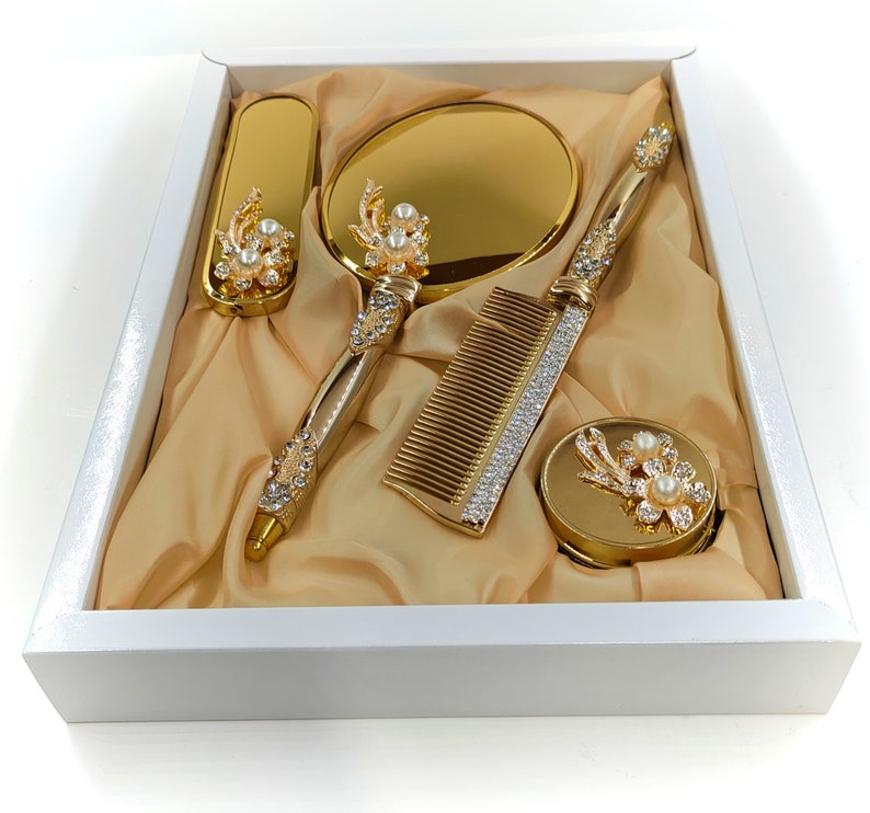 Personalized Brush and Mirror Set Mirror and Comb Set Brush Etsy