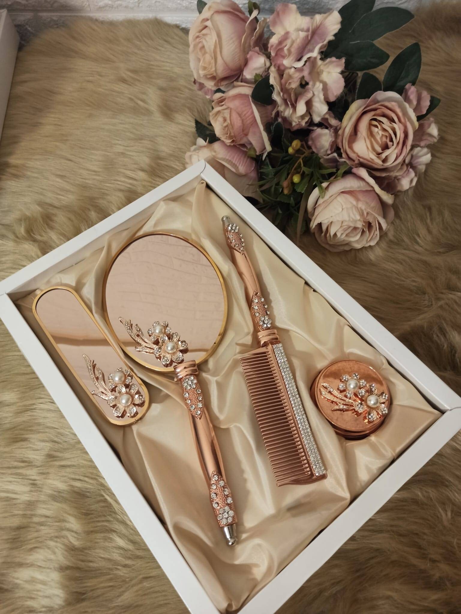 Personalized Brush and Mirror Set Mirror and Comb Set Brush Etsy