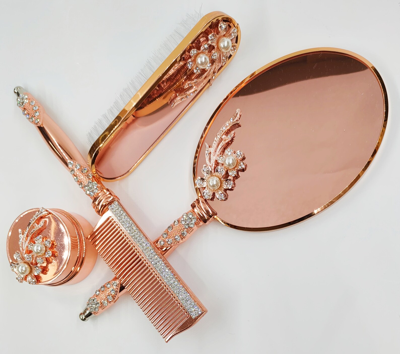 Personalized Brush and Mirror Set Mirror and Comb Set Brush Etsy