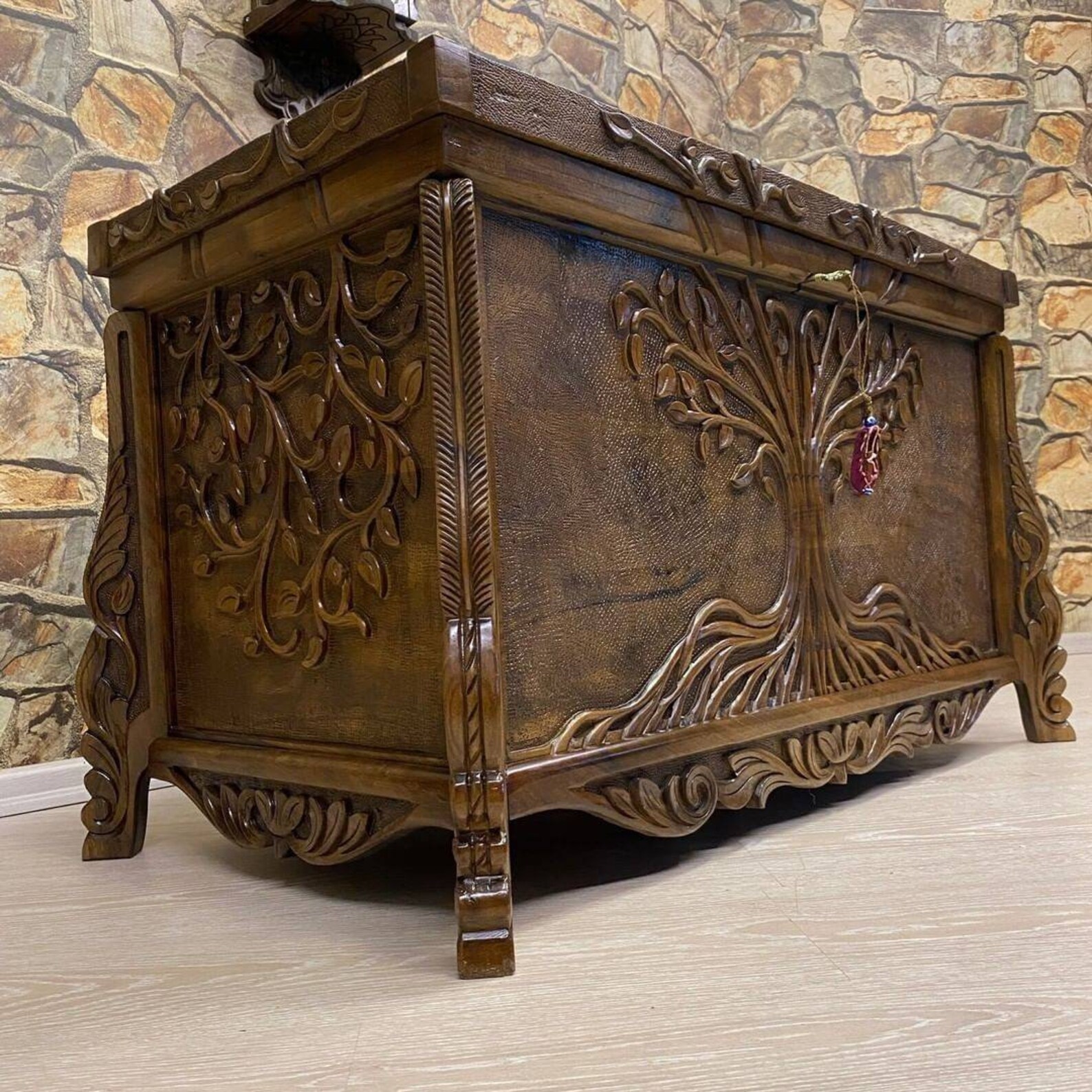 Handmade Wooden Large Storage Chest Organizer for Indoor Etsy