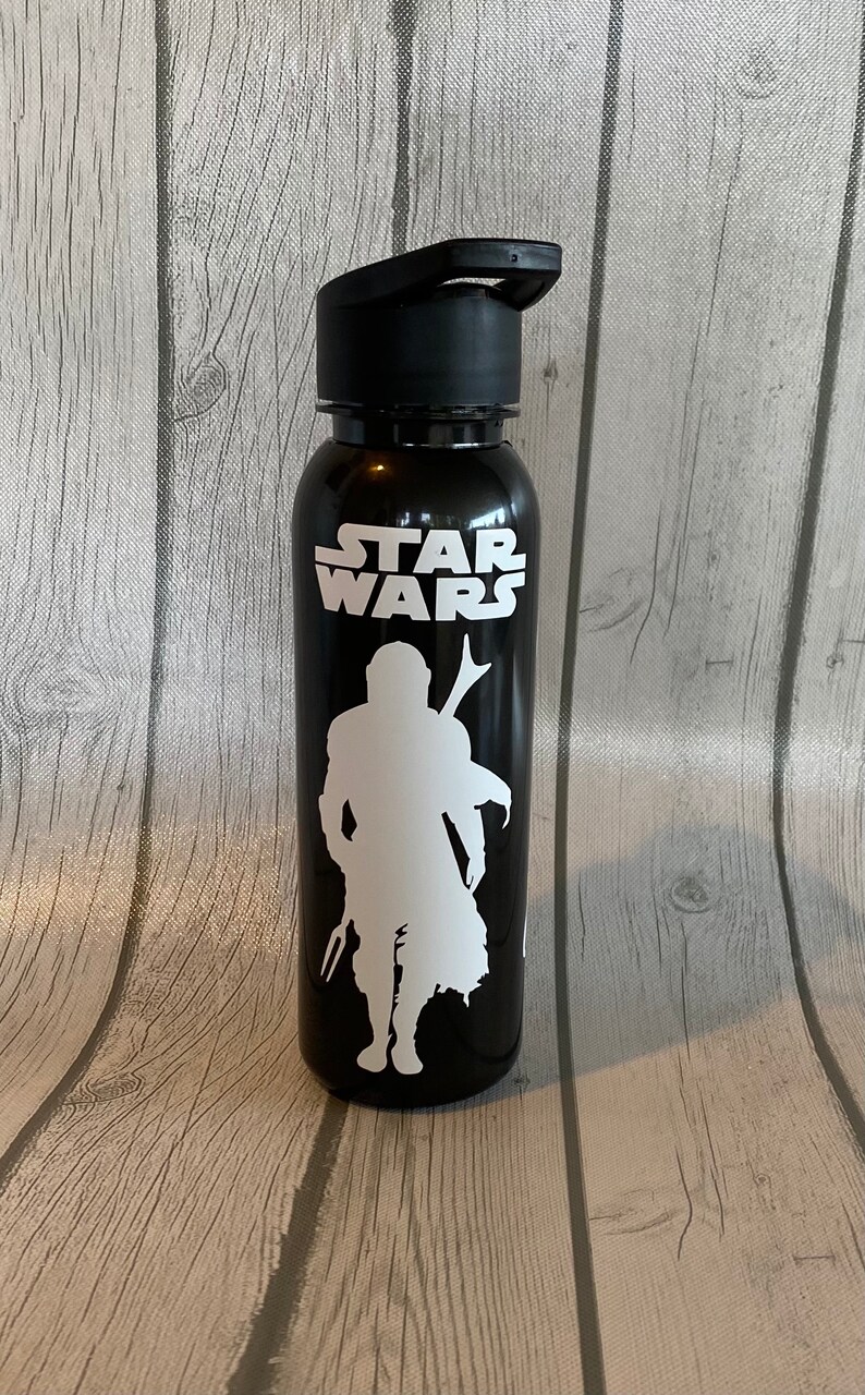 Customize Mandalorian water Bottle Bounty Hunterboba Etsy