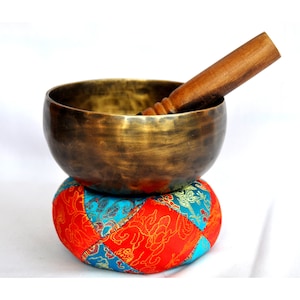 Handmade Tibetan Singing Bowl (6 inches) - Chakra Healing Yoga Bowl