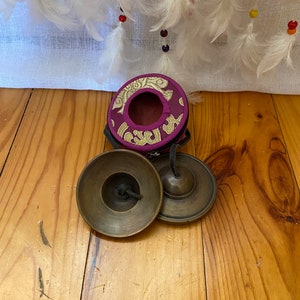 3 inches Diameter Tingsha bells-Premium quality handmade tibetan Tingsha Bell-cymbals made in Nepal-Best for yoga, meditation, Healing