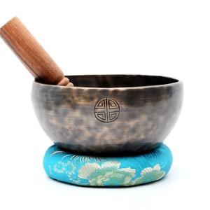 7 Inch Full Moon Singing Bowl: Chakra Healing, Nepal